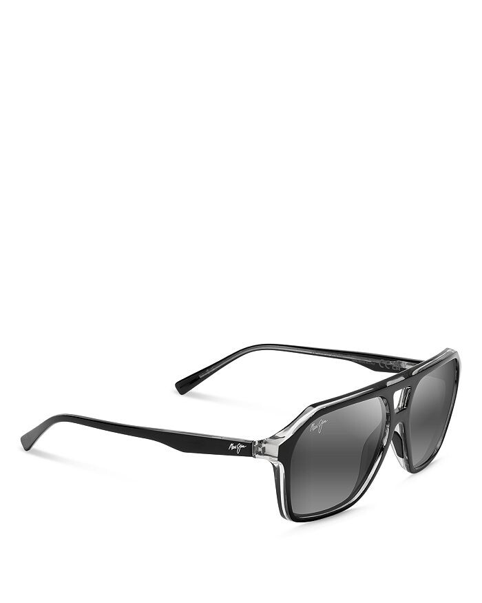 

Поляризованные солнцезащитные очки-авиаторы на танкетке, 57 мм Maui Jim