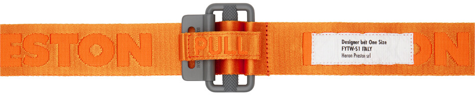 

Классический ремень Orange Tapebelt Heron Preston