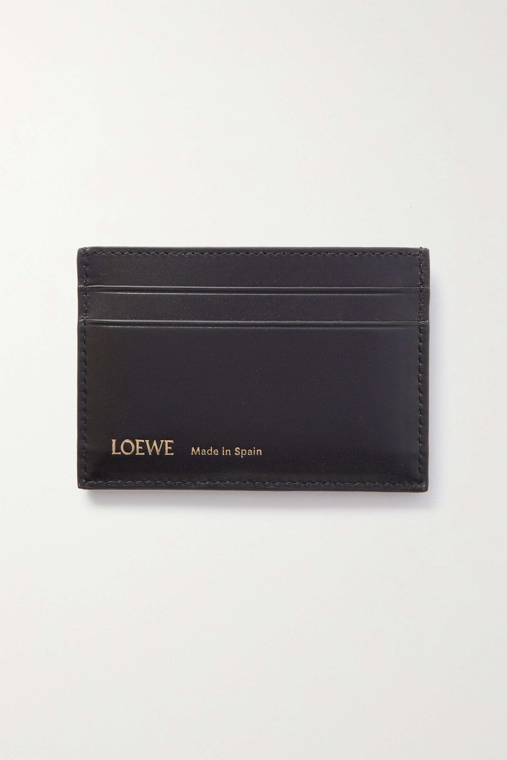 

LOEWE Кардхолдер Anagram из кожи и холста-жаккарда, военно-морской