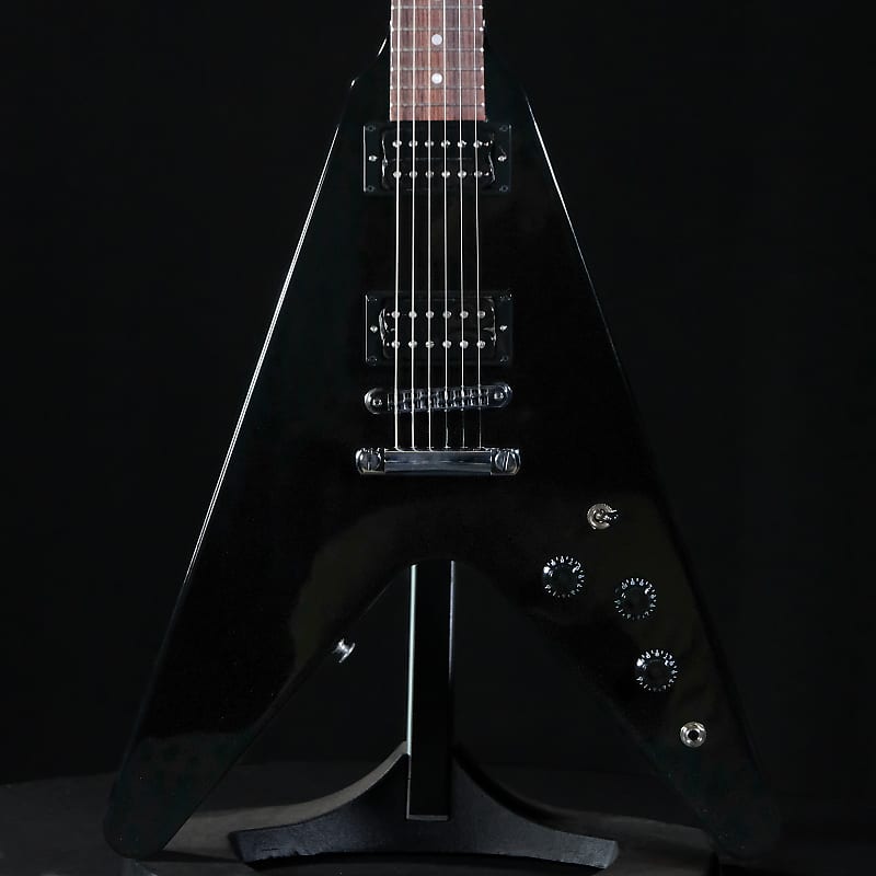 цена Электрогитара Gibson '80s Flying V Electric Guitar - Ebony