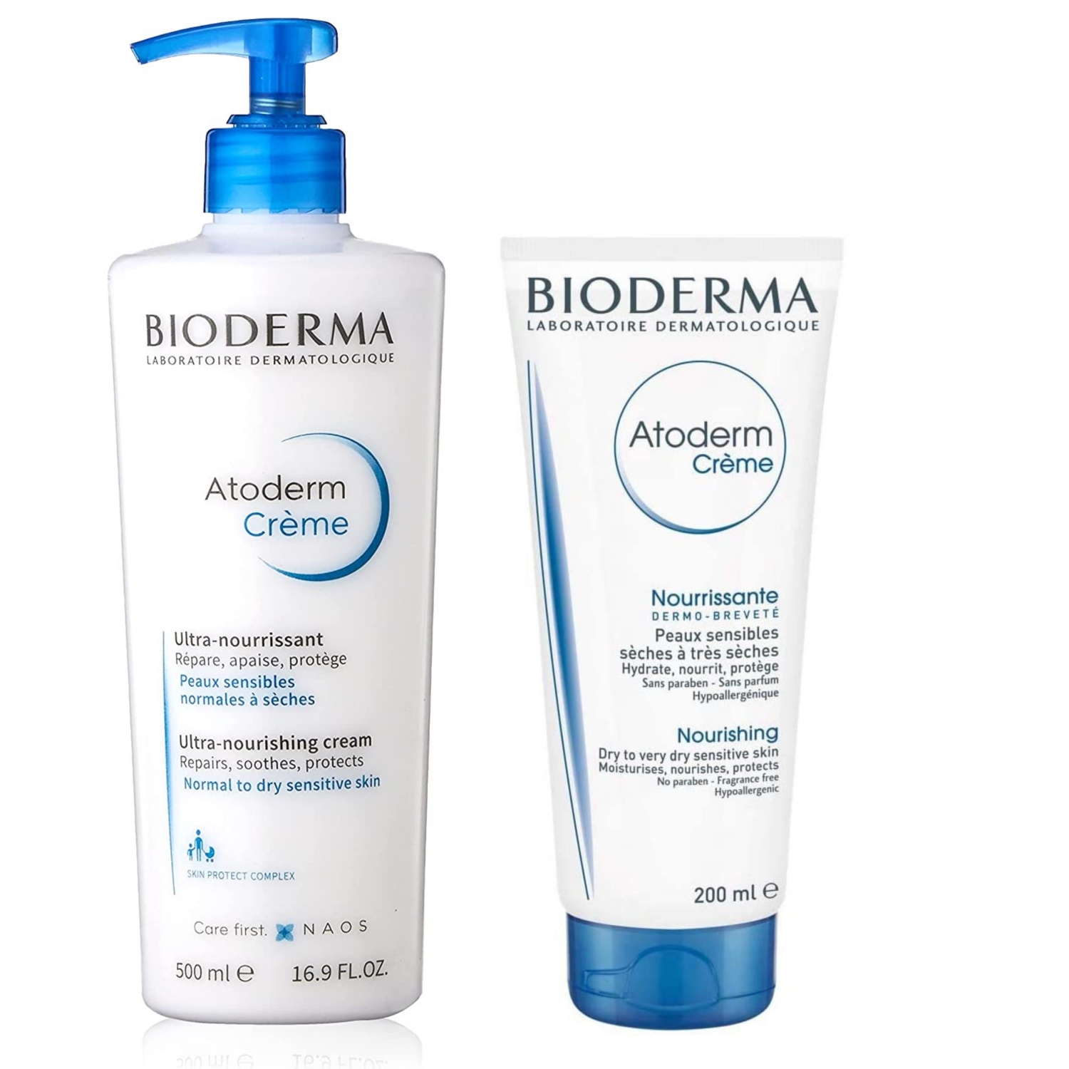 

Увлажняющий крем Bioderma Atoderm 500 мл+Крем Atoderm в тюбике 200 мл