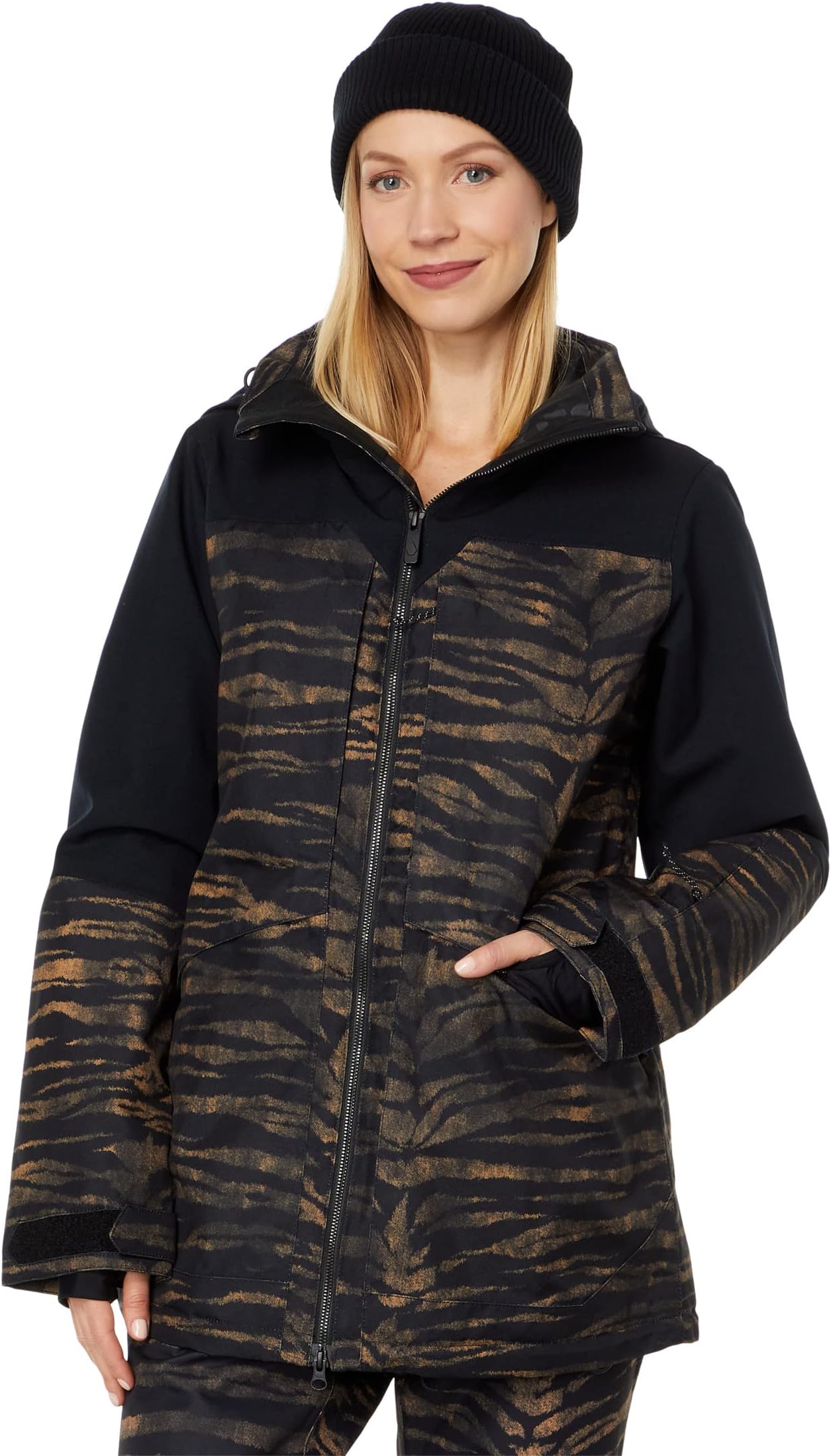 Куртка Shelter 3-D Stretch Jacket Volcom Snow, цвет Tiger Print самокат tech team тт tiger print cosmos 2004220276342
