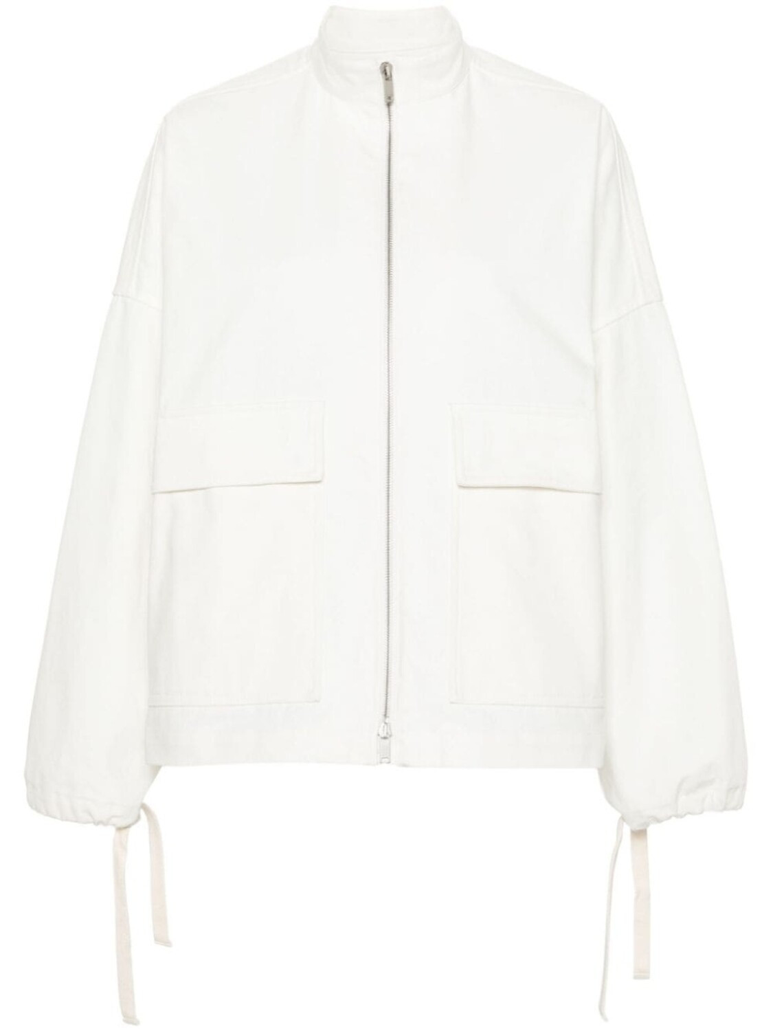 

Jil Sander куртка карго с нашивкой-логотипом, белый