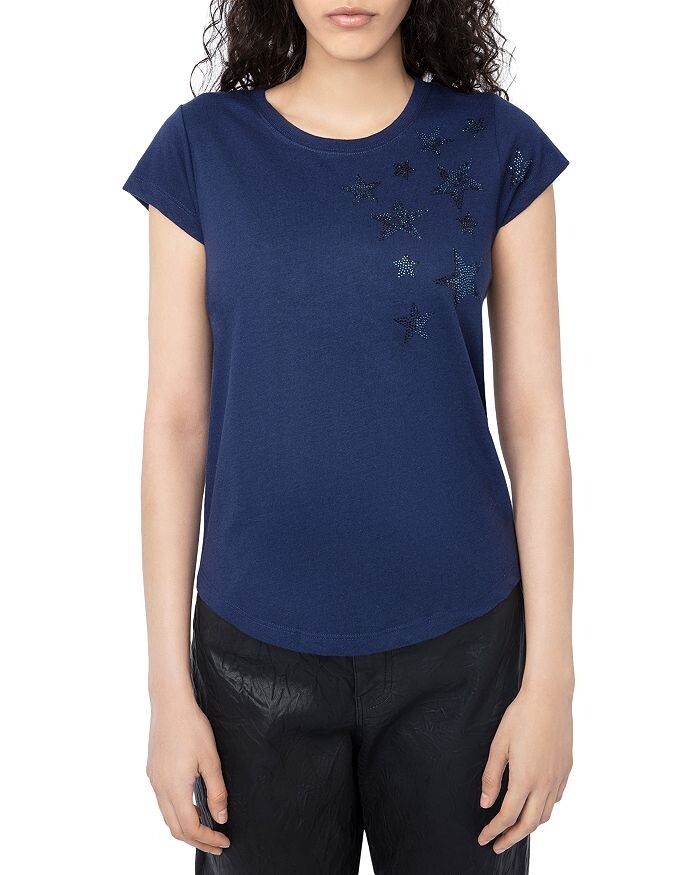 

Футболка Skinny Rain Crystal Stars Zadig & Voltaire, Синий
