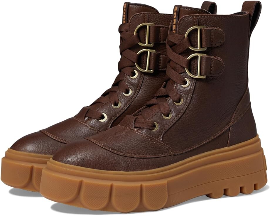 

Ботинки SOREL Caribou X Lace Waterproof, цвет Tobacco/Gum 10