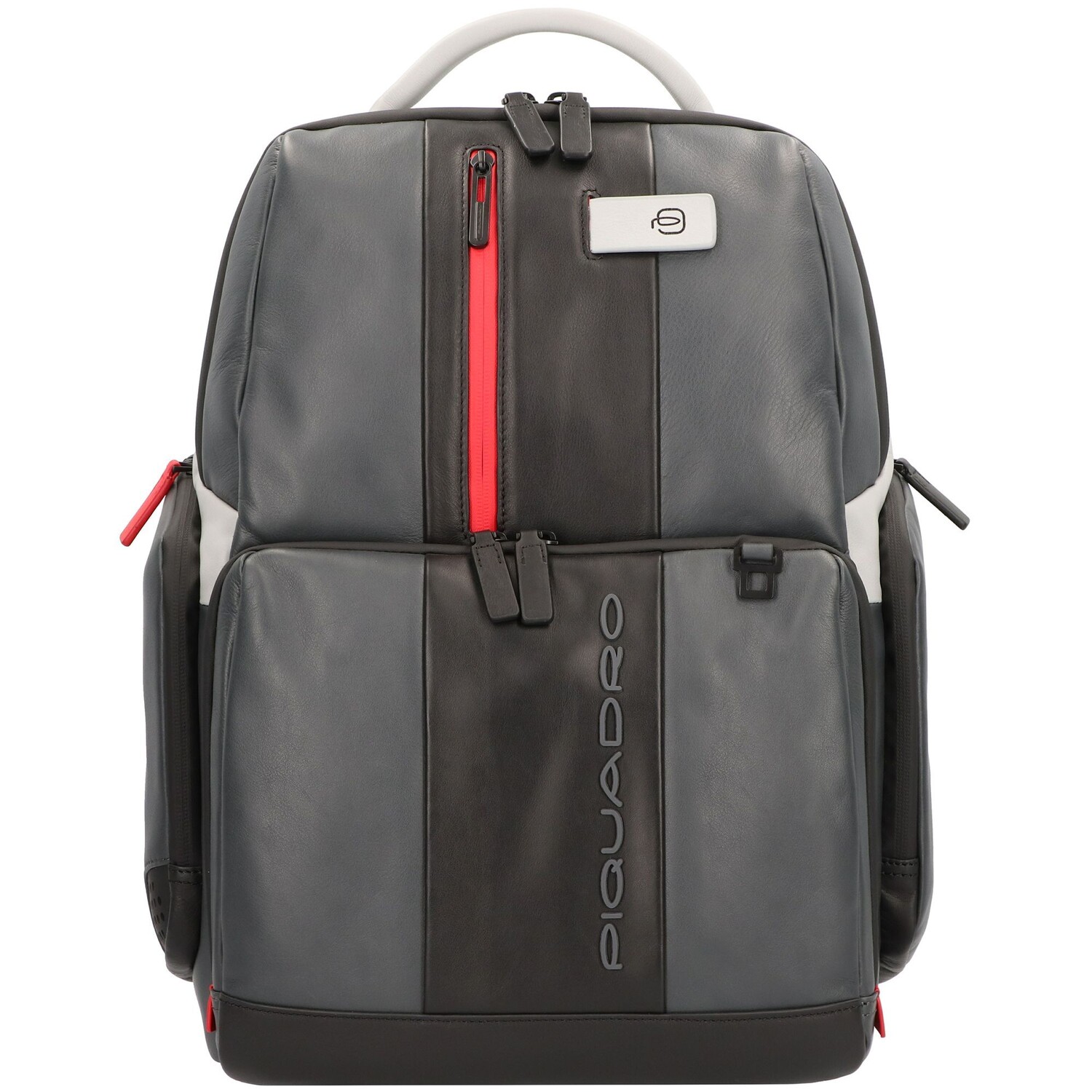 

Рюкзак Piquadro Urban RFID Leder 44 cm Laptopfach, серый черный