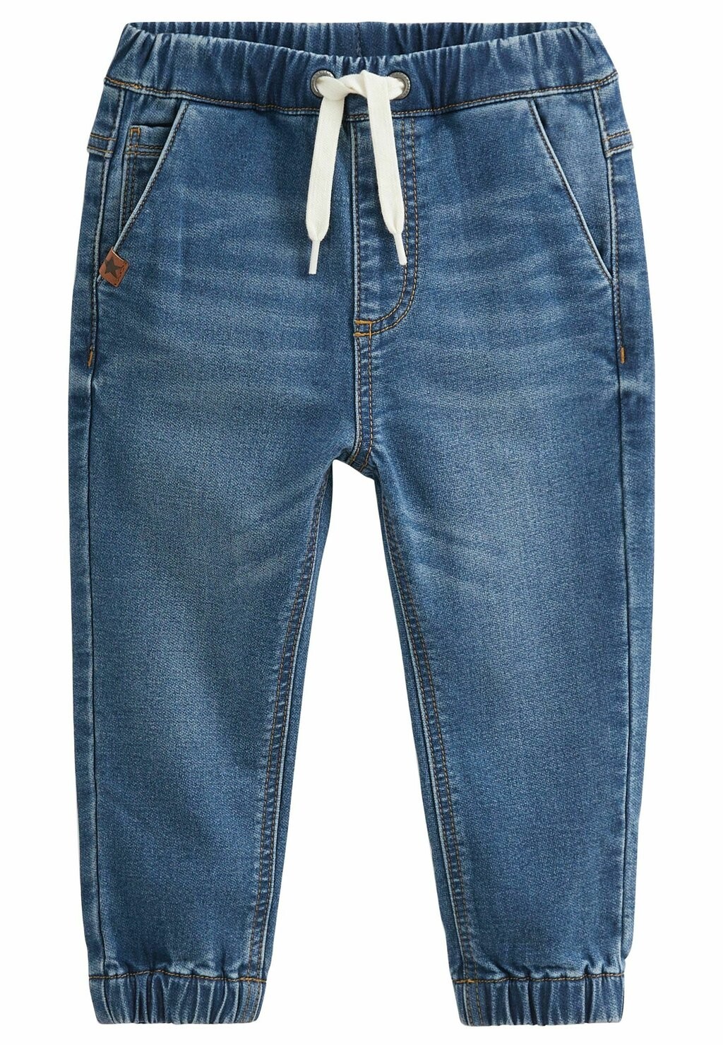 

Джинсы свободного кроя Next, цвет mid blue denim