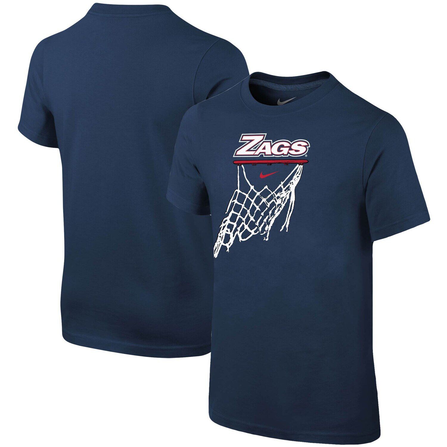 

Темно-синяя футболка с баскетбольной сеткой Nike Gonzaga Bulldogs Youth Nike