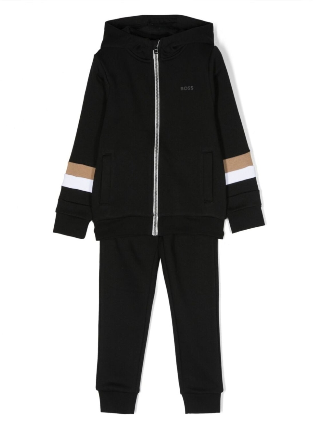 

BOSS Kidswear спортивный костюм с логотипом, черный