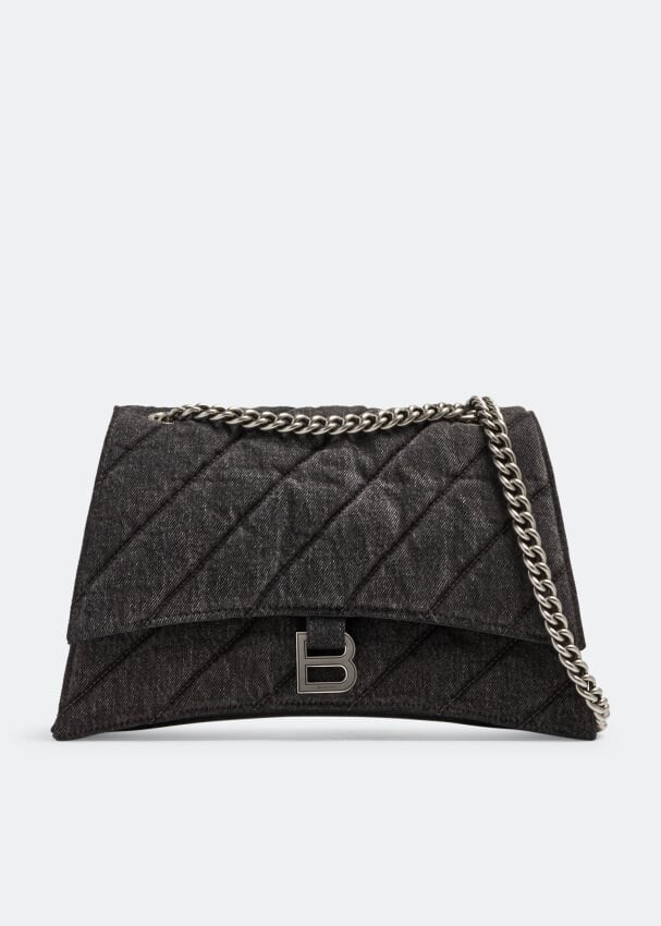 

Сумка Balenciaga Crush Chain Medium, серый