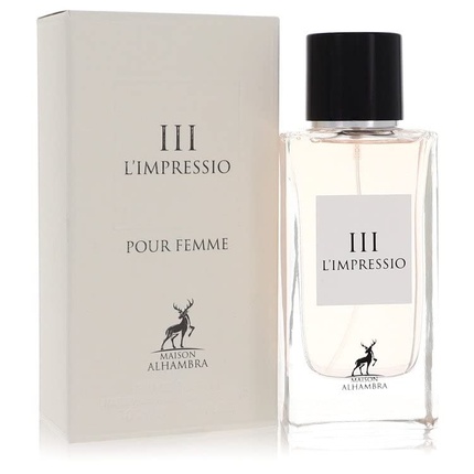 III L'impressio Pour Femme by Maison Alhambra Eau De Parfum Spray 3.4 oz alhambra by lattafa rose seduction vip pour femme eau de parfum