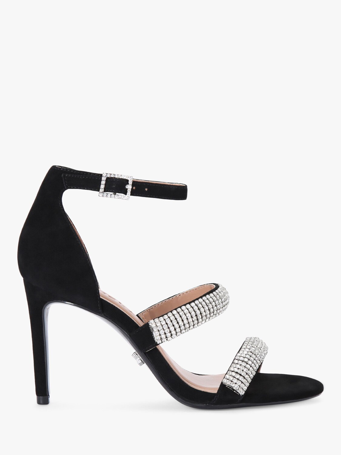 

Carvela Amalfi Замшевые босоножки на шпильке с украшением, черные