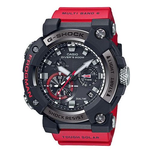 Часы CASIO G-Shock Frogman 'Black Red', красный