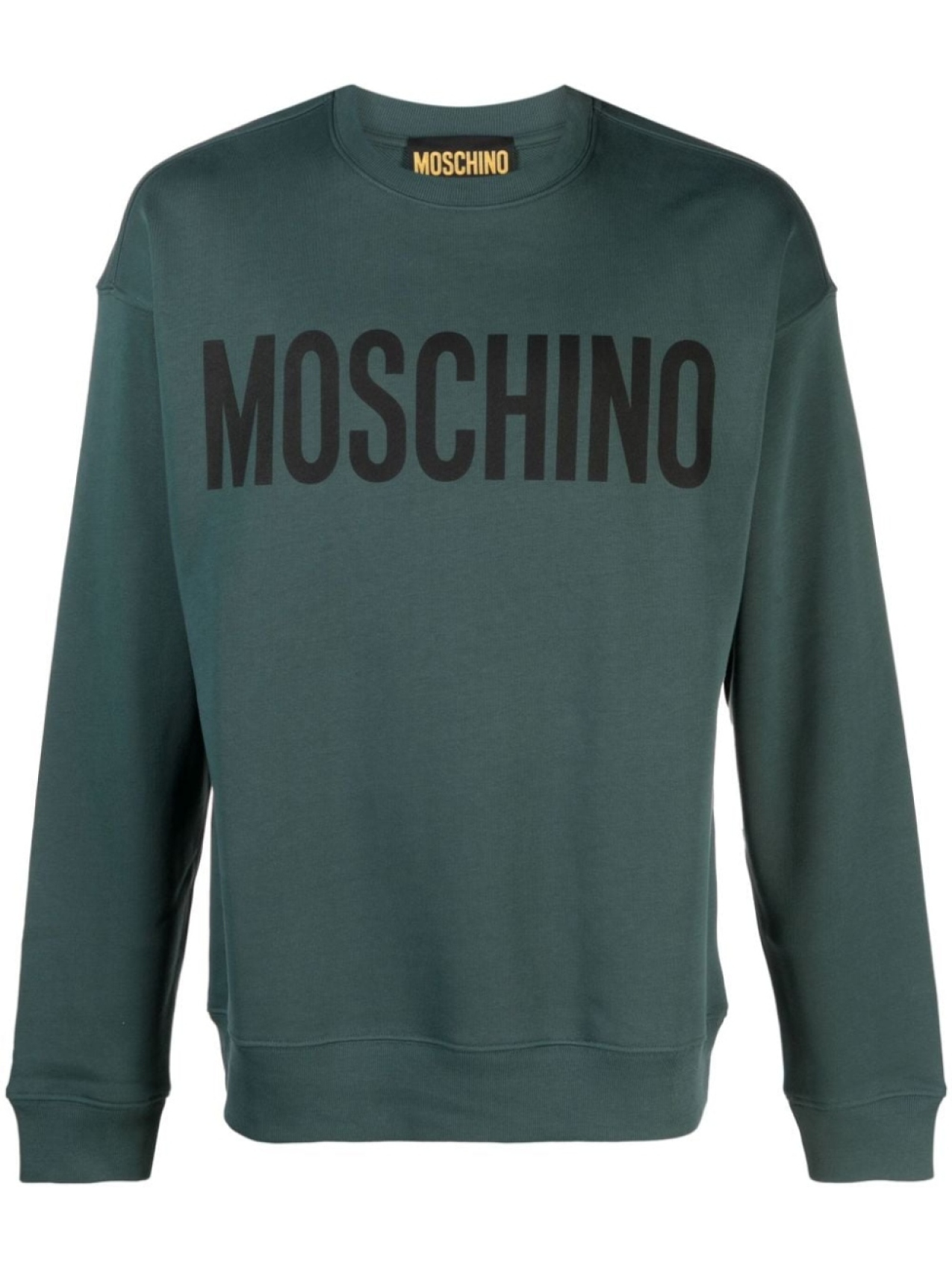 

Moschino толстовка с логотипом, зеленый