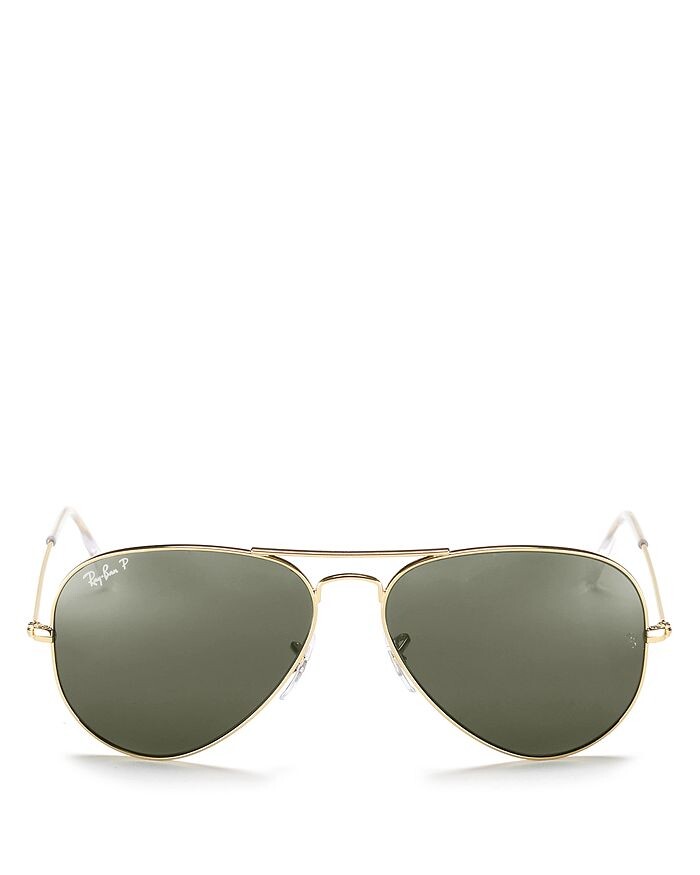 

Поляризованные солнцезащитные очки-авиаторы, 62 мм Ray-Ban