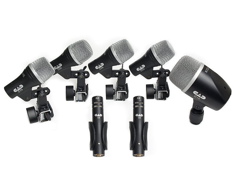 

Комплект барабанных микрофонов CAD STAGE7 Premium 7-Piece Drum Mic Pack