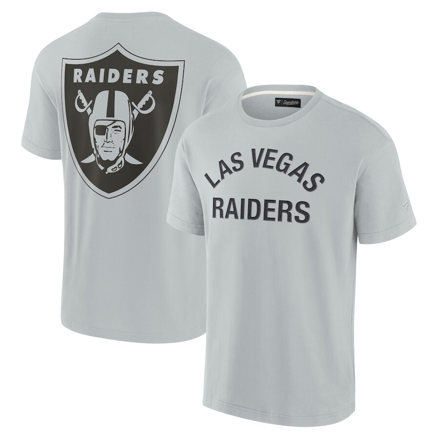 

Футболка с коротким рукавом Fanatics Signature Las Vegas Raiders, серый