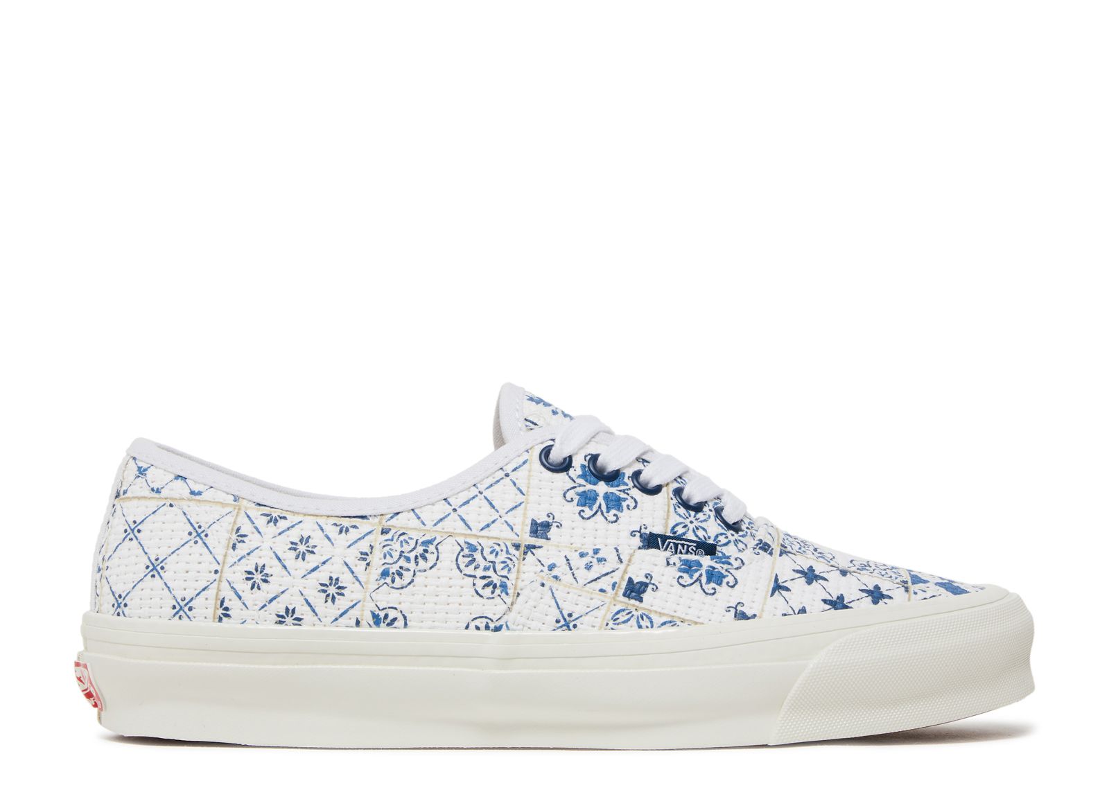 

Кроссовки Vans Kith X Og Authentic Lx 'Azulejo Tile', белый