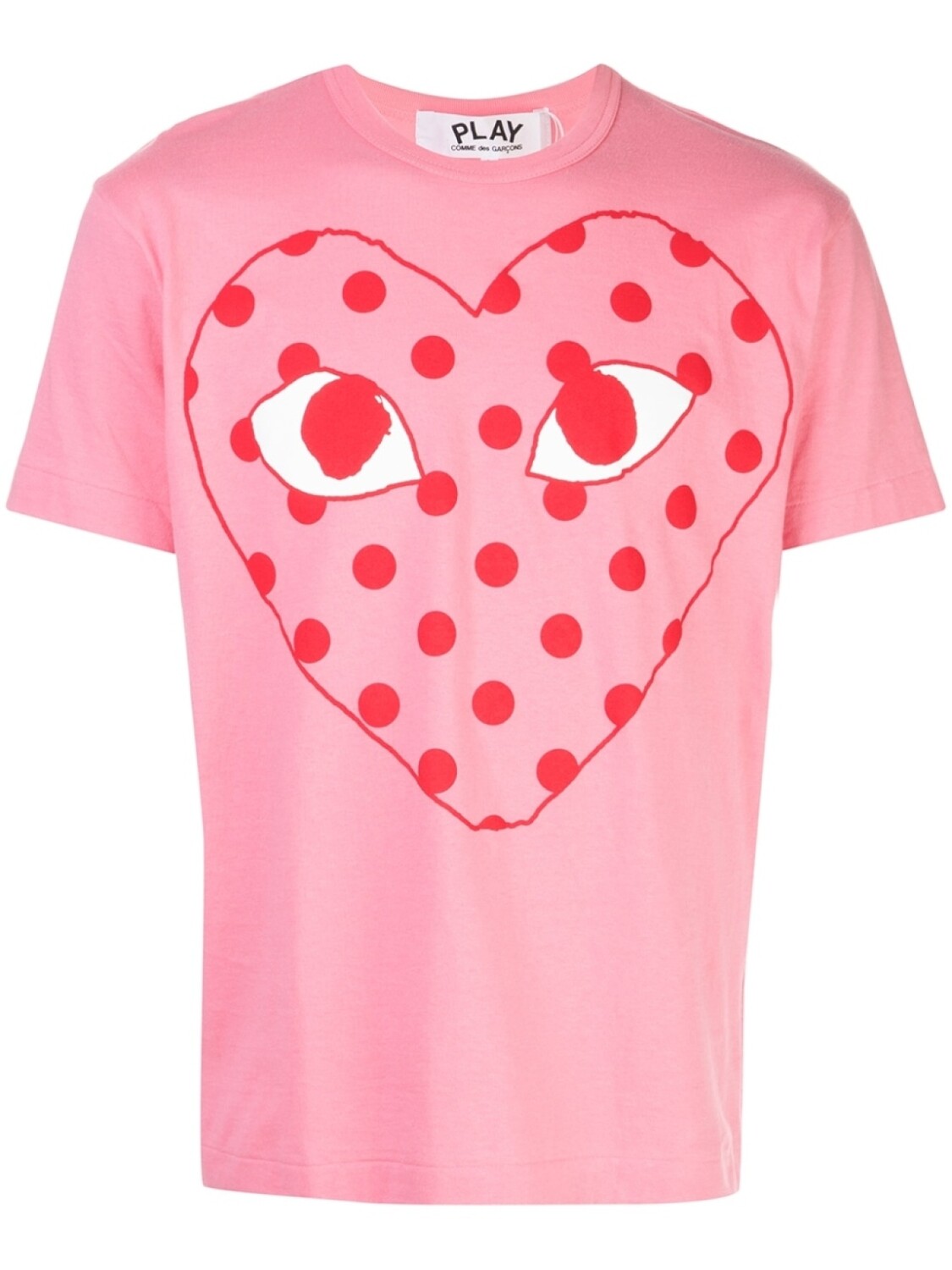 

Футболка с логотипом Comme Des Garçons Play, розовый