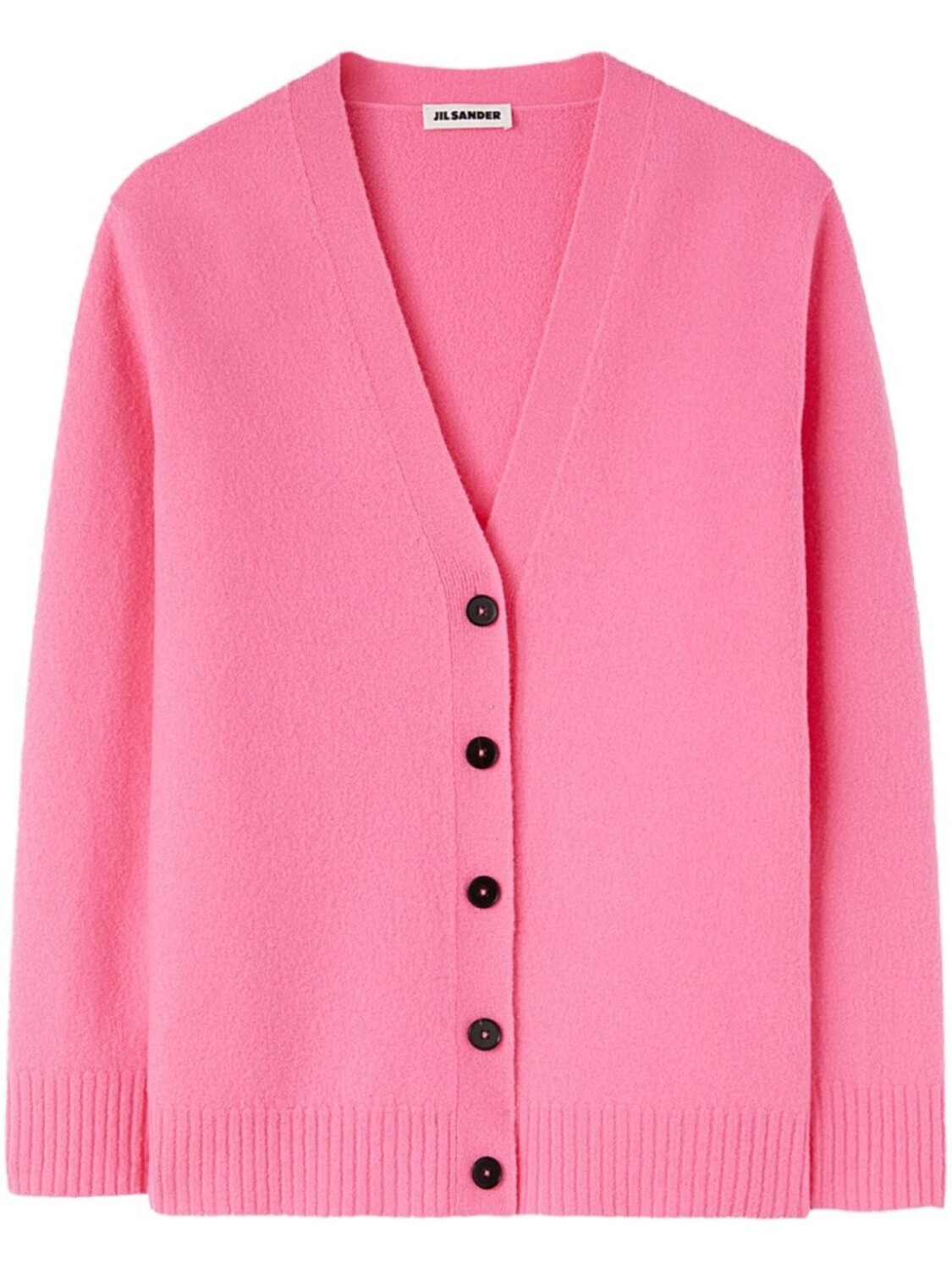 

Jil Sander шерстяной кардиган с V-образным вырезом, розовый