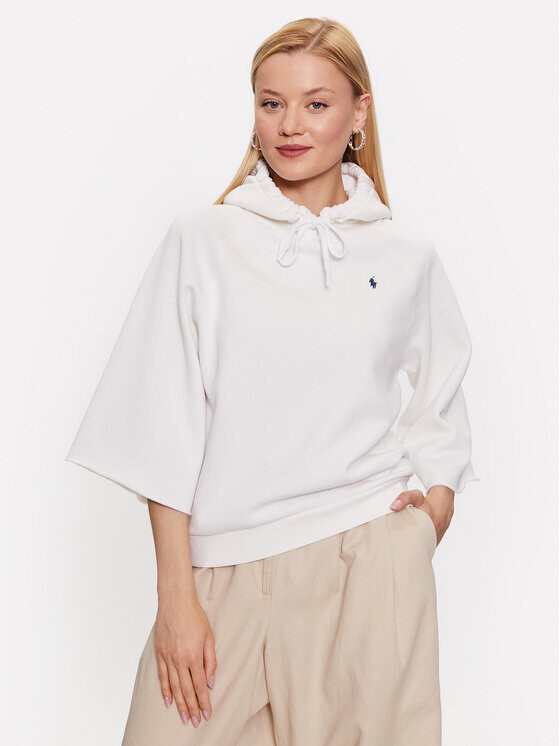 

Толстовка свободного кроя Polo Ralph Lauren, белый