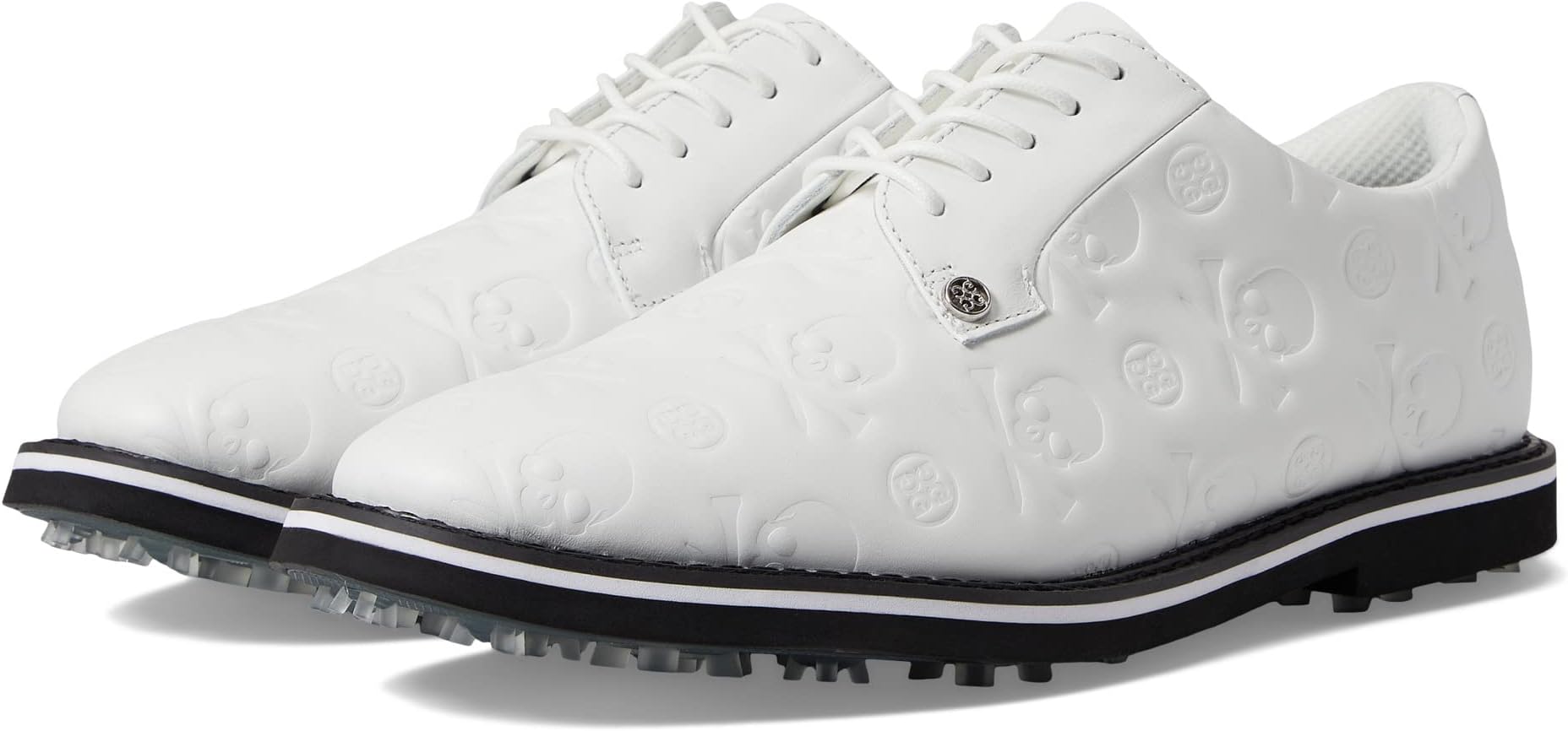 Кроссовки Debossed Gallivanter Golf Shoes GFORE, цвет Snow/Onyx 1