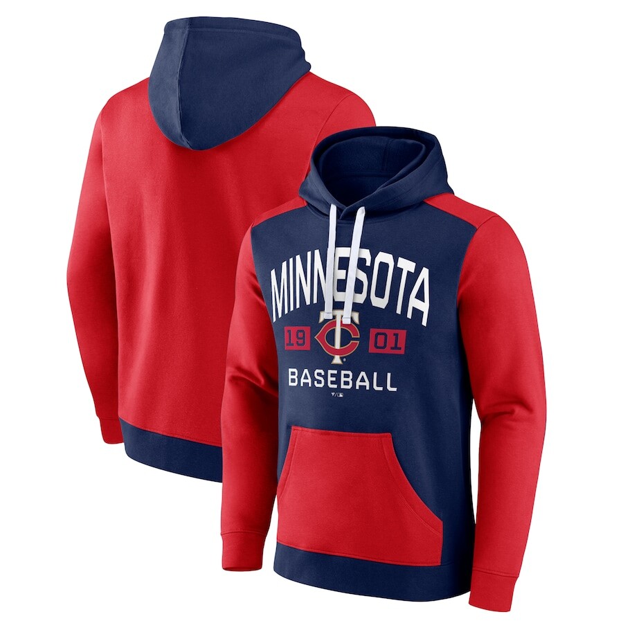 

Пуловер с капюшоном Fanatics Branded Minnesota Twins, нави