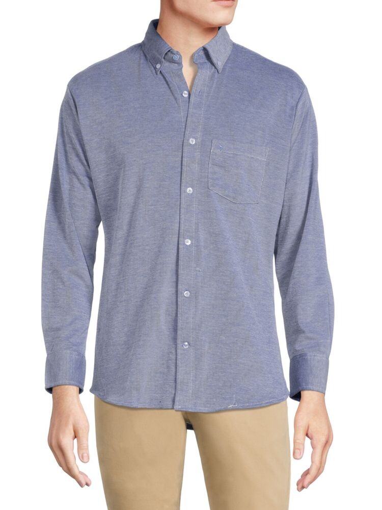 

Трикотажная рубашка из микро пике Tailorbyrd, цвет Navy Heather