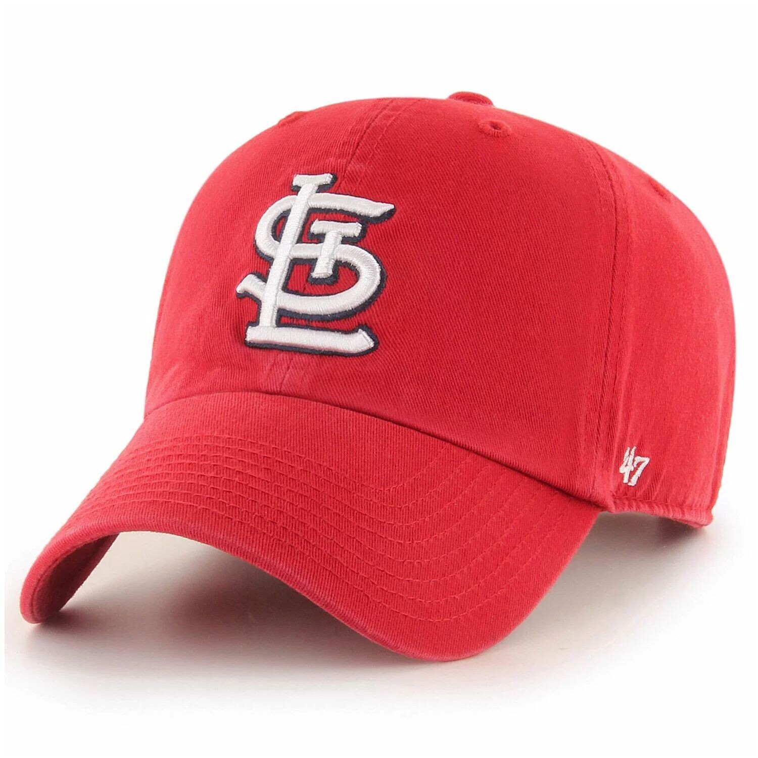 

Мужская красная регулируемая шляпа St. Louis Cardinals Heritage Clean Up '47
