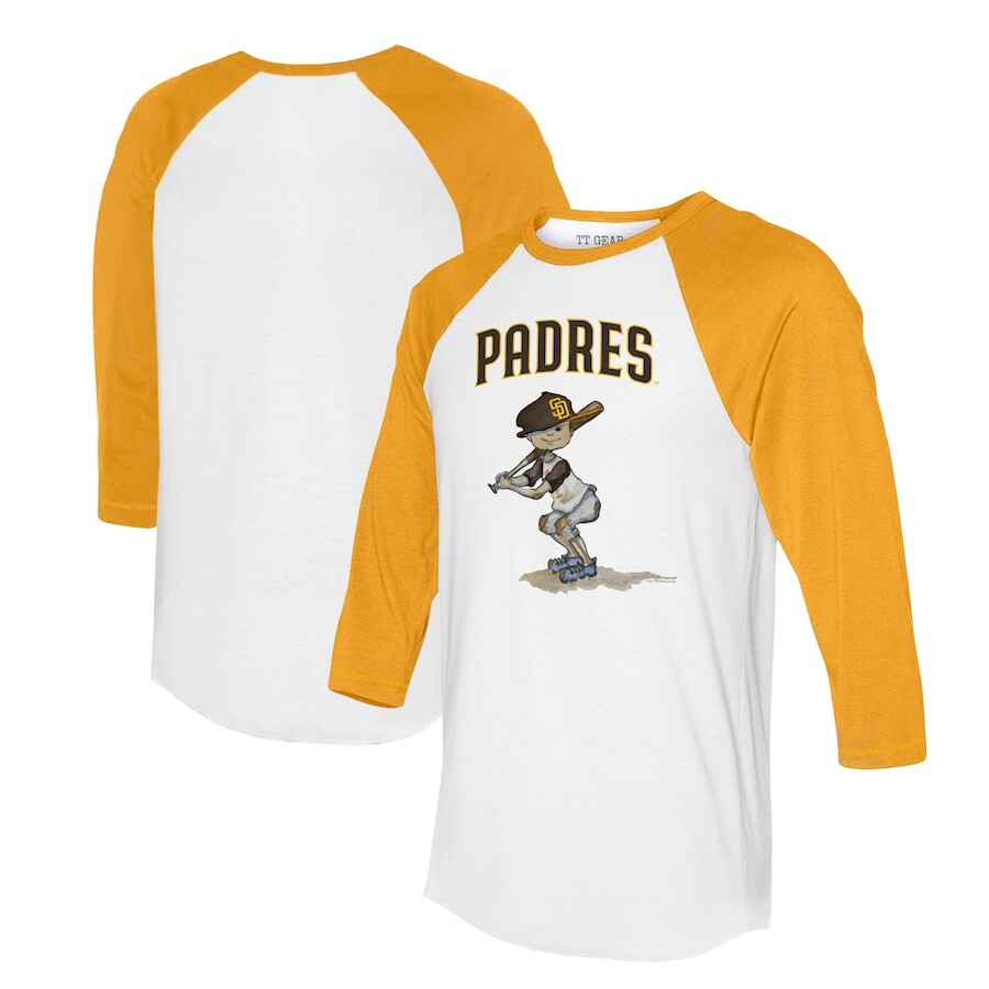 

Футболка с длинным рукавом Tiny Turnip San Diego Padres, белый