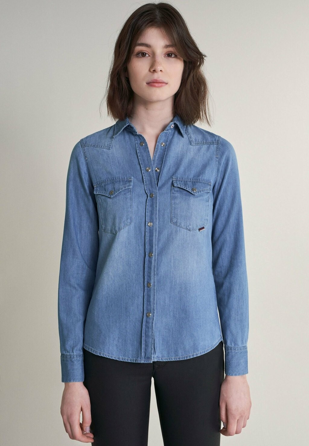 

Рубашка Salsa Jeans, синий