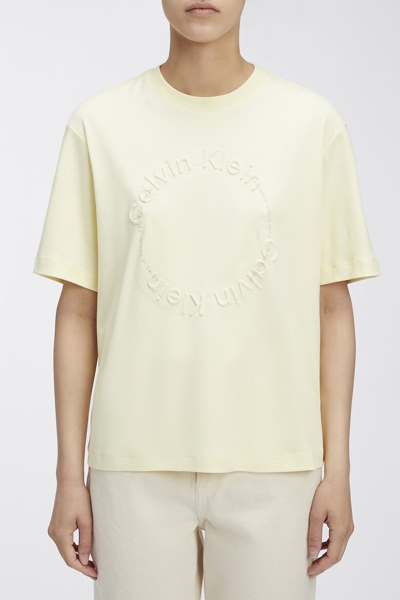 

Футболка с логотипом Calvin Klein, желтый