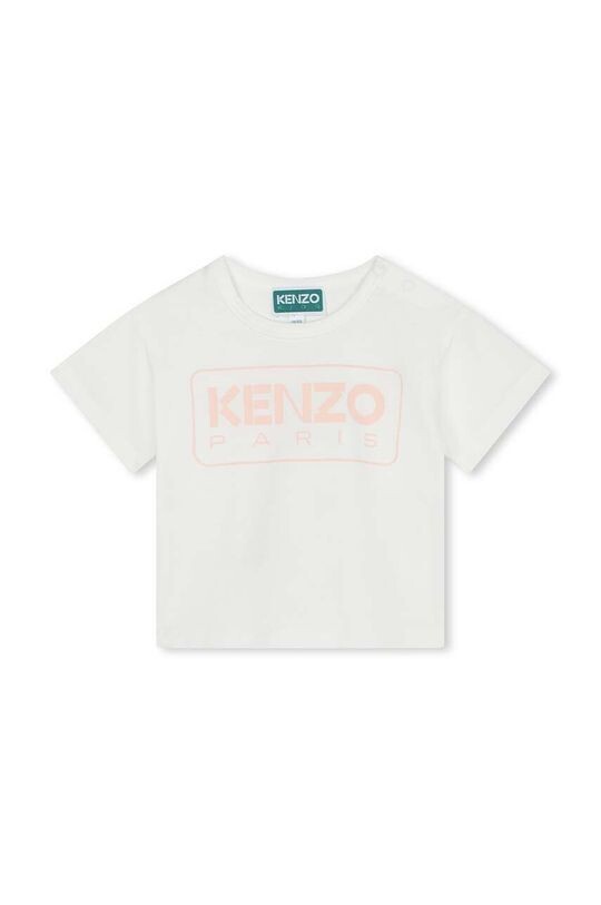 

Kenzo kids Хлопковая детская футболка, белый