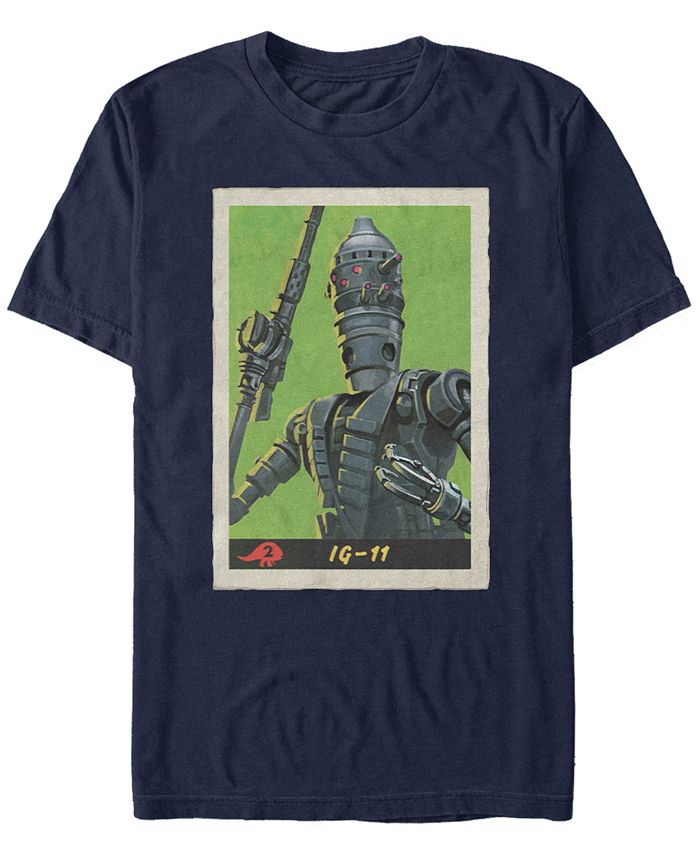 цена Мужская футболка с плакатом «Звездные войны» в стиле ретро IG-11 «Мандалорец» Fifth Sun, синий