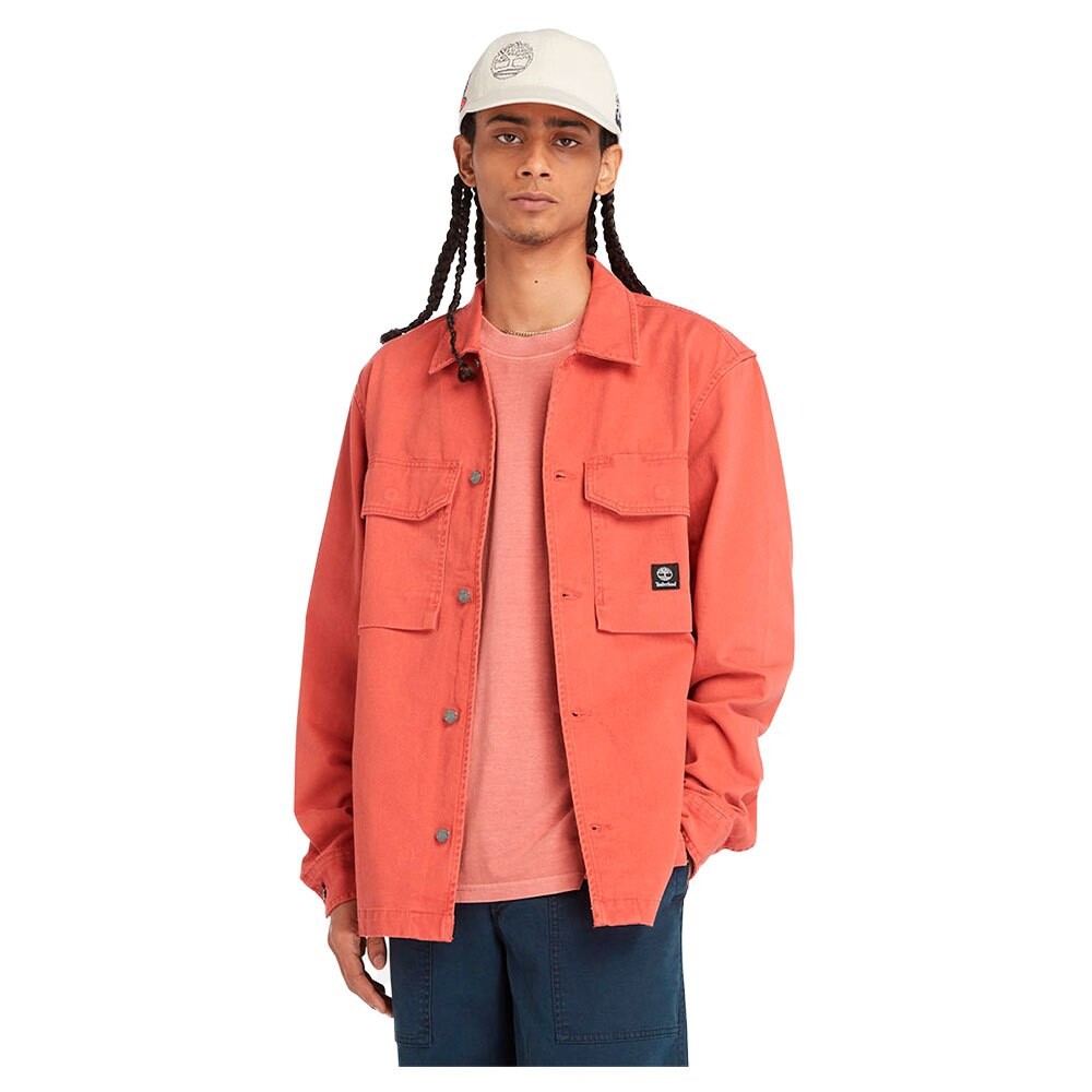 

Рубашка Timberland Washed Heavy Twill, оранжевый