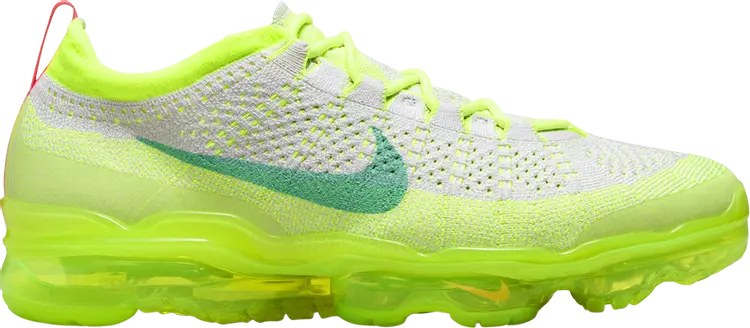 

Кроссовки Air VaporMax 2023 Flyknit 'Vast Grey Volt', зеленый