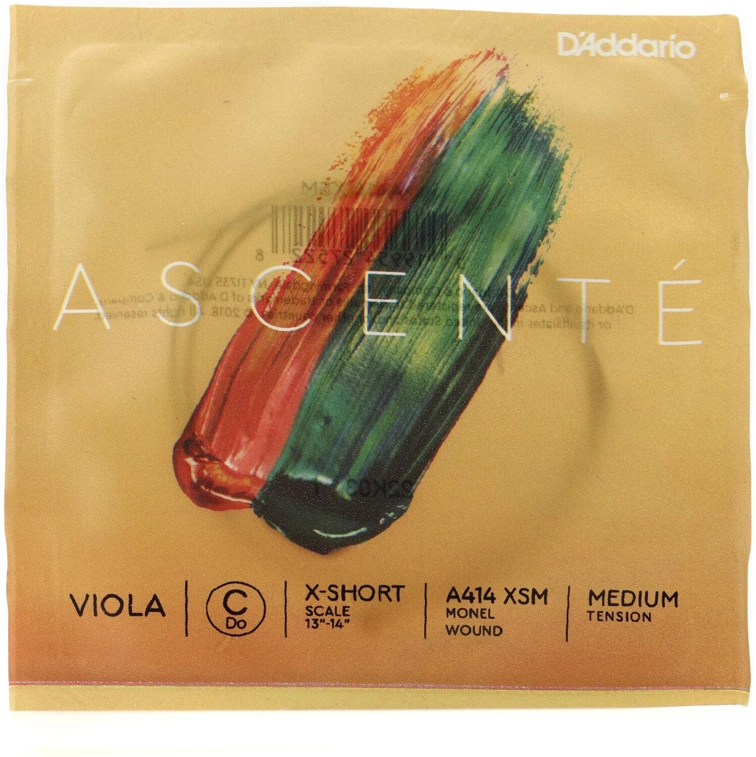 

D'Addario A414 XSM Ascente Viola C Струна C — очень короткая мензура, среднее натяжение
