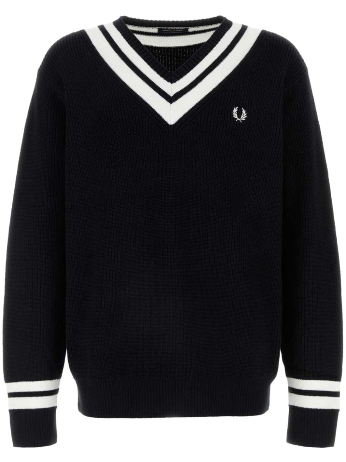 

Джемпер Fred Perry с полосатой отделкой, черный