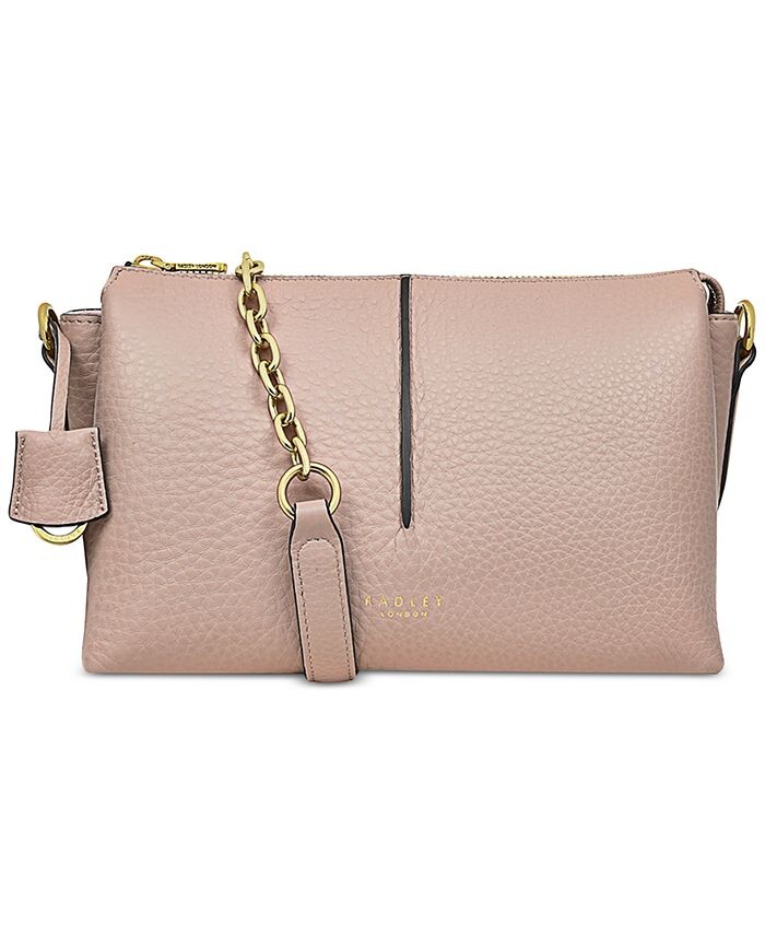 

Миниатюрная сумка через плечо Hillgate Place с цепочкой и молнией сверху Radley London, розовый
