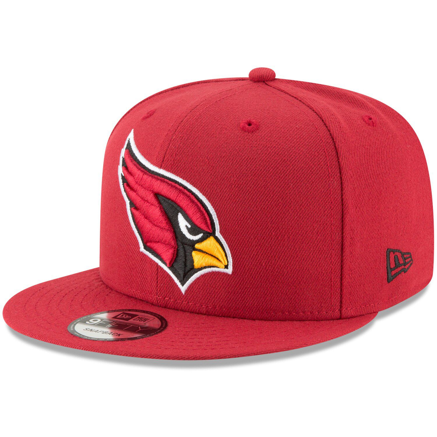 Мужская регулируемая шляпа Snapback New Era Cardinal Arizona Cardinals Basic 9FIFTY мужская кепка cardinal черная arizona cardinals flawless 9fifty snapback new era