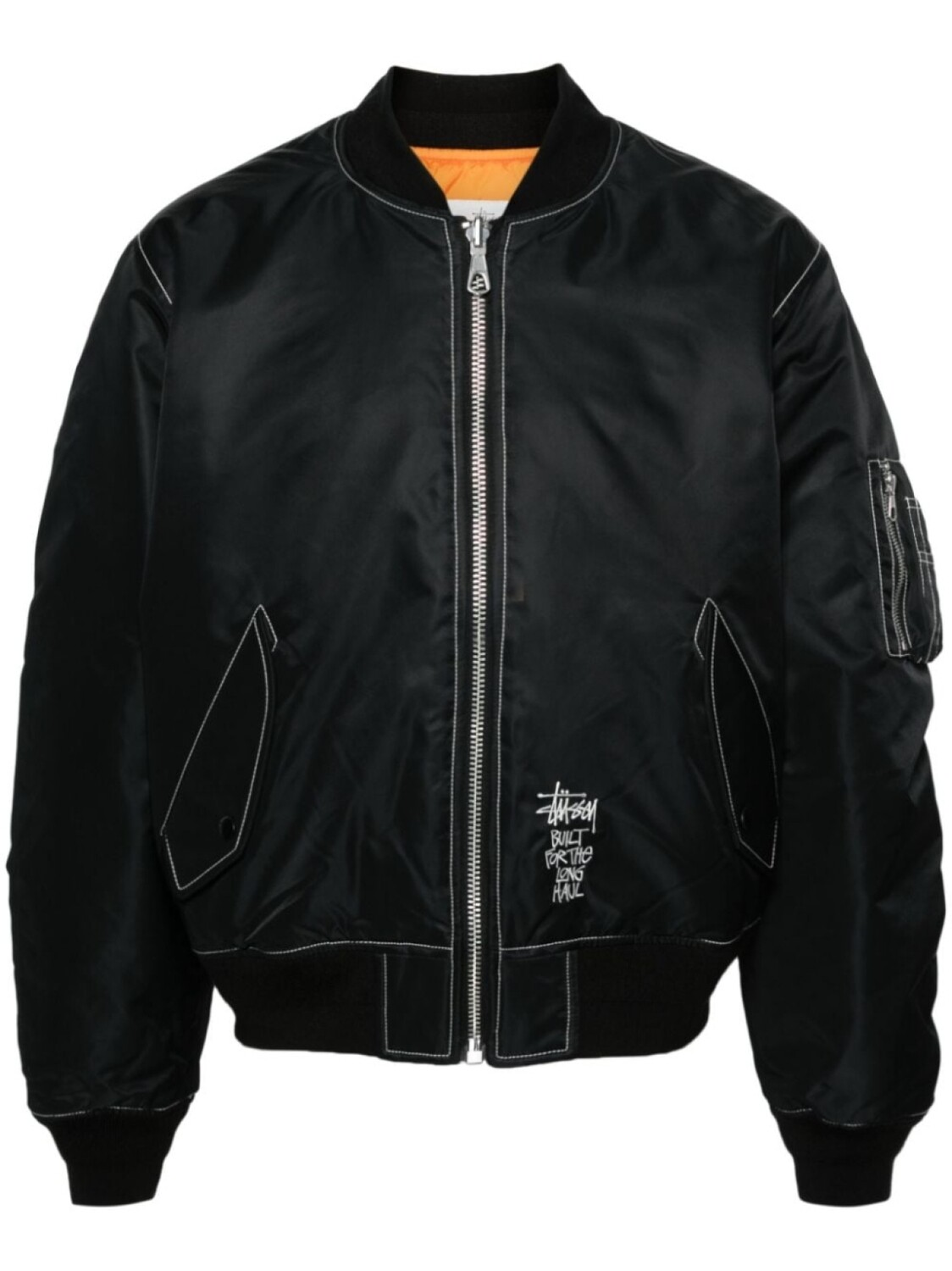 

Stüssy двусторонний бомбер Built, черный