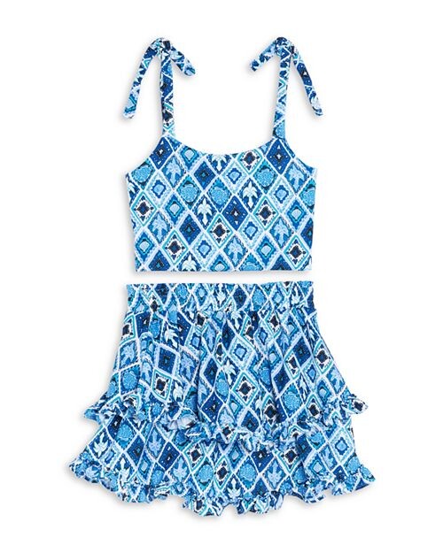 

Girls' Esti Top &; Комплект юбок – большой ребенок Peixoto, цвет Blue