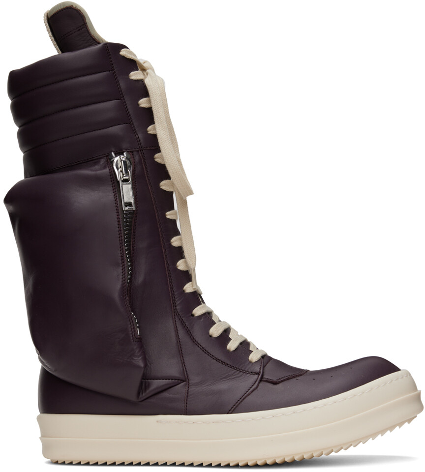 

Фиолетовые кроссовки Rick Owens Cargobasket