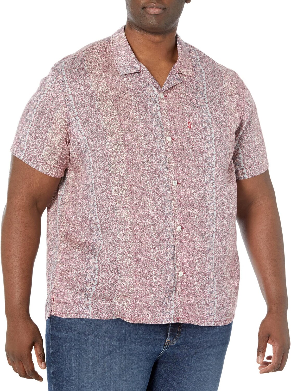 

Рубашка Sunset Camp Levi's, цвет Dennis Floral Stripe Pastel Turquoise Print
