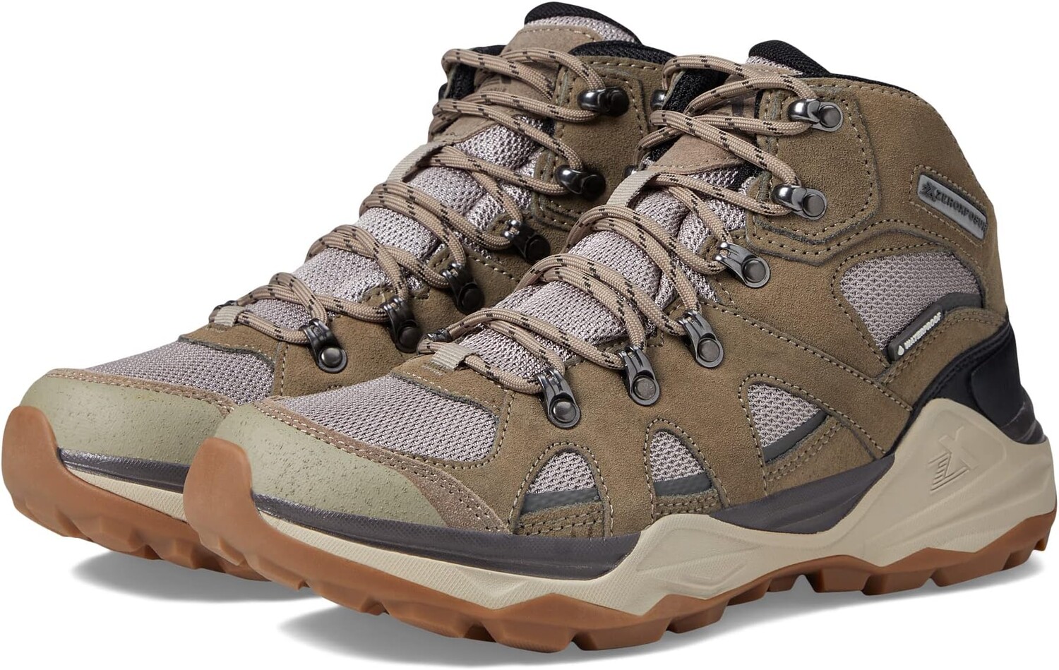

Походная обувь Everest Mid WP Hiker ZeroXposur, цвет Oyster Gray