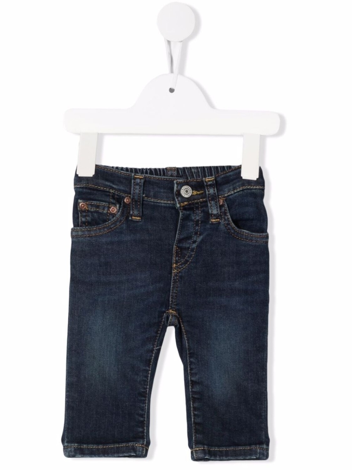 

Ralph Lauren Kids джинсы с эффектом потертости, синий