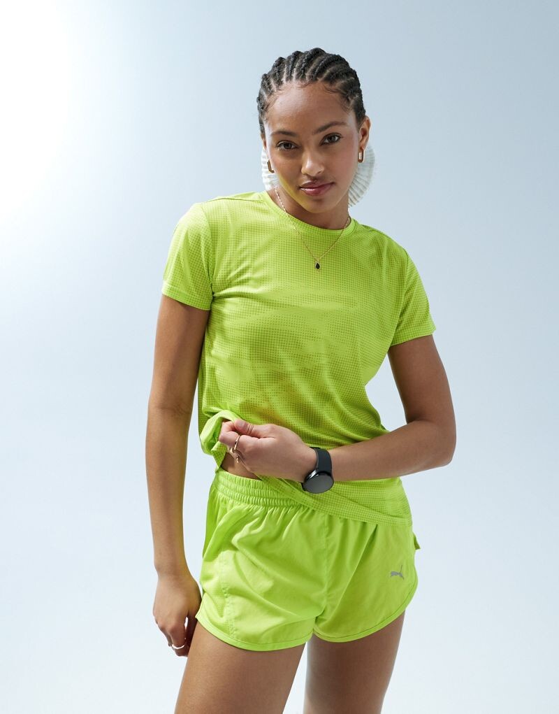 

PUMA - Run Favorite - Футболка светло-желтого цвета