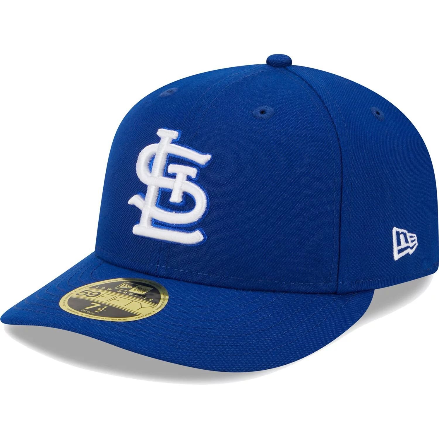 

Мужская облегающая шляпа New Era Royal St. Louis Cardinals с белым логотипом и низким профилем 59FIFTY