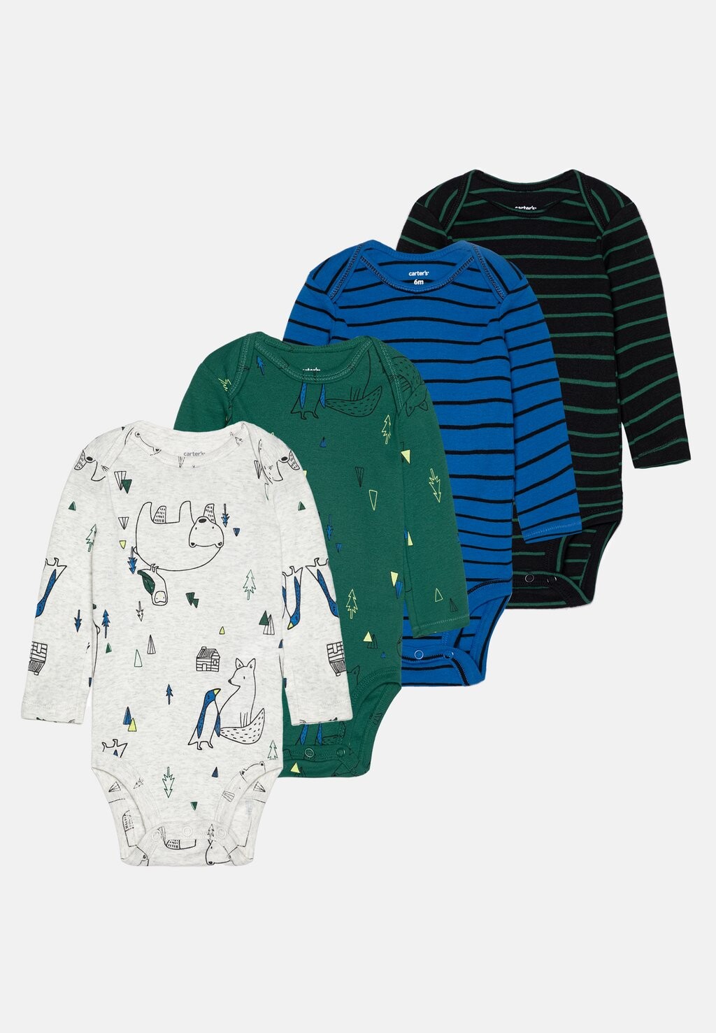 

Боди 4 PACK Carter's, цвет multi-coloured