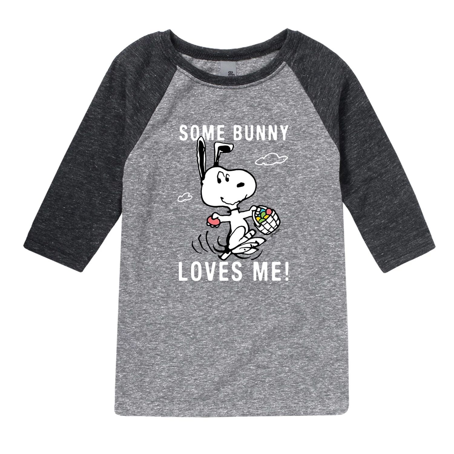 

Топ с рисунком Peanuts Paste Some Bunny для мальчиков 8–20 лет реглан Licensed Character